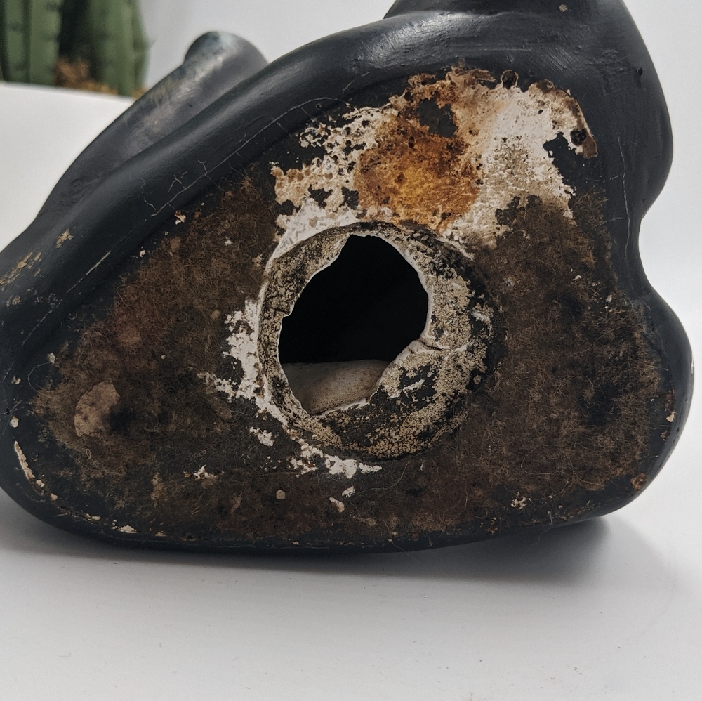 ✨SOLD✨Vintage Depression Era Tole Art Styled Squirrel Bank Ceramic 30s 40s MCM - Picture 6 of 6